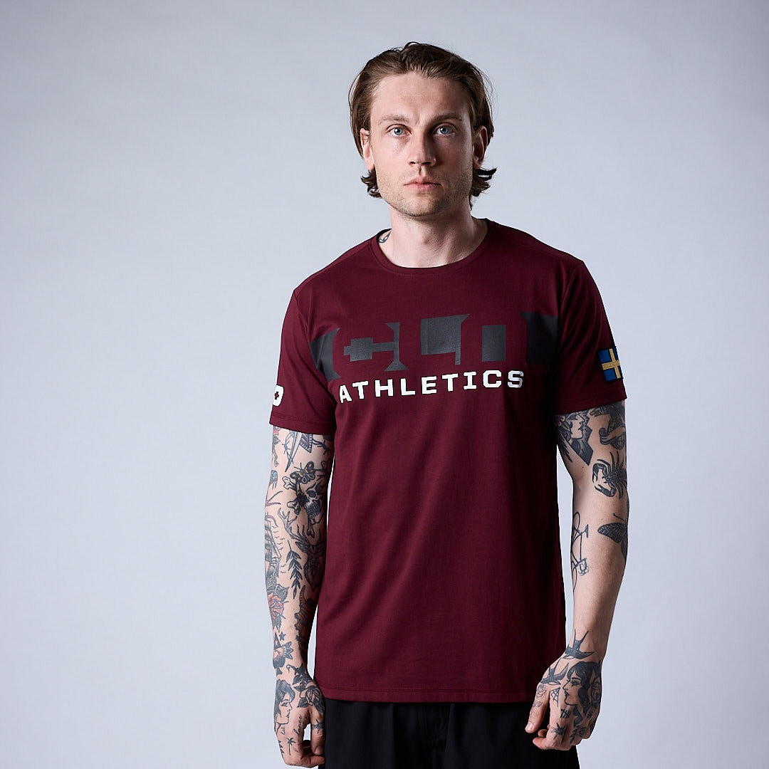 Haze t-shirt Dark red