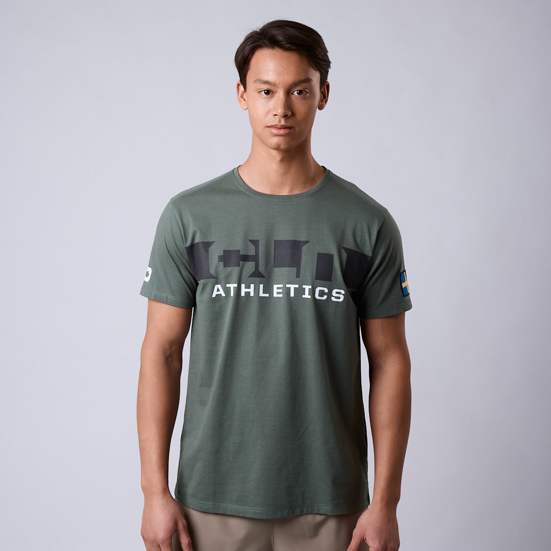 Haze t-shirt Moss green