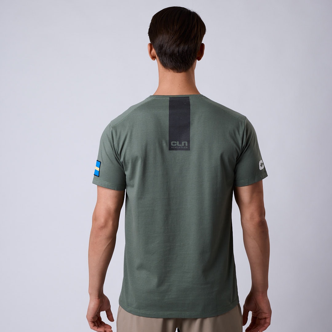 Haze t-shirt Moss green