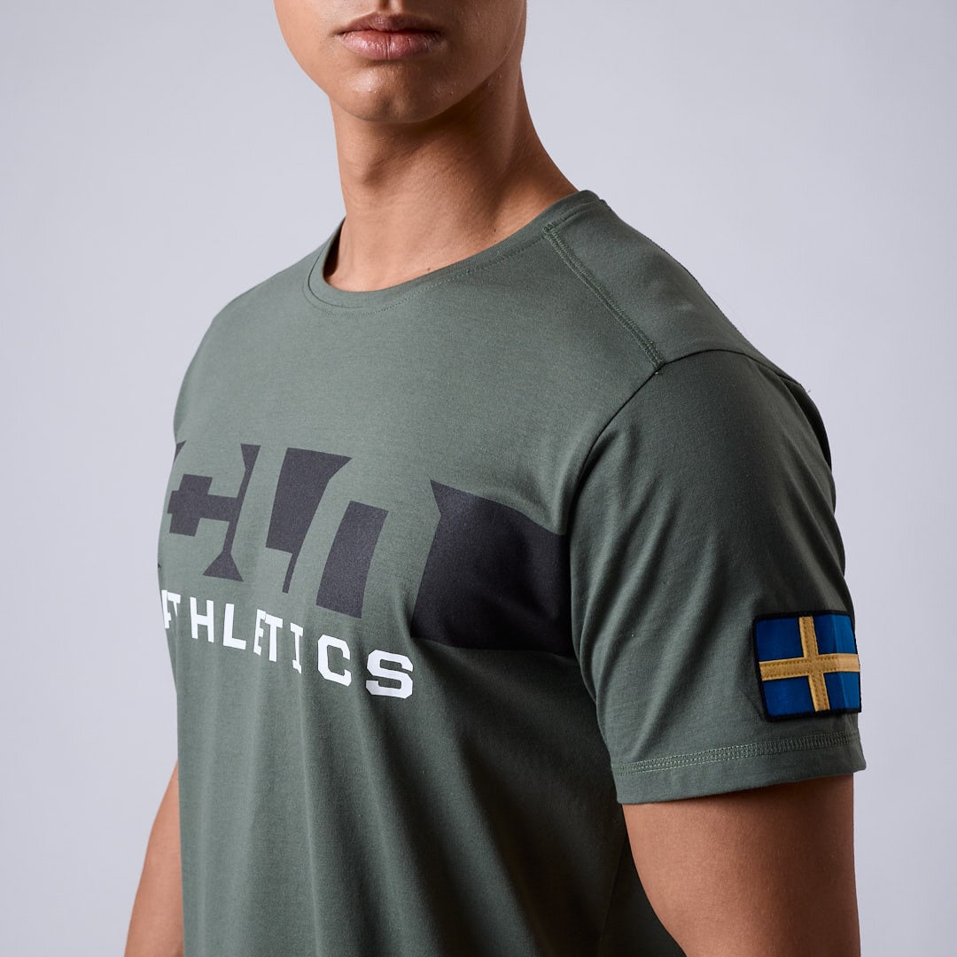 Haze t-shirt Moss green