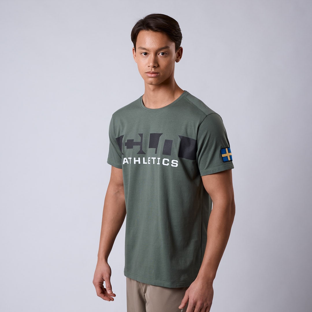 Haze t-shirt Moss green