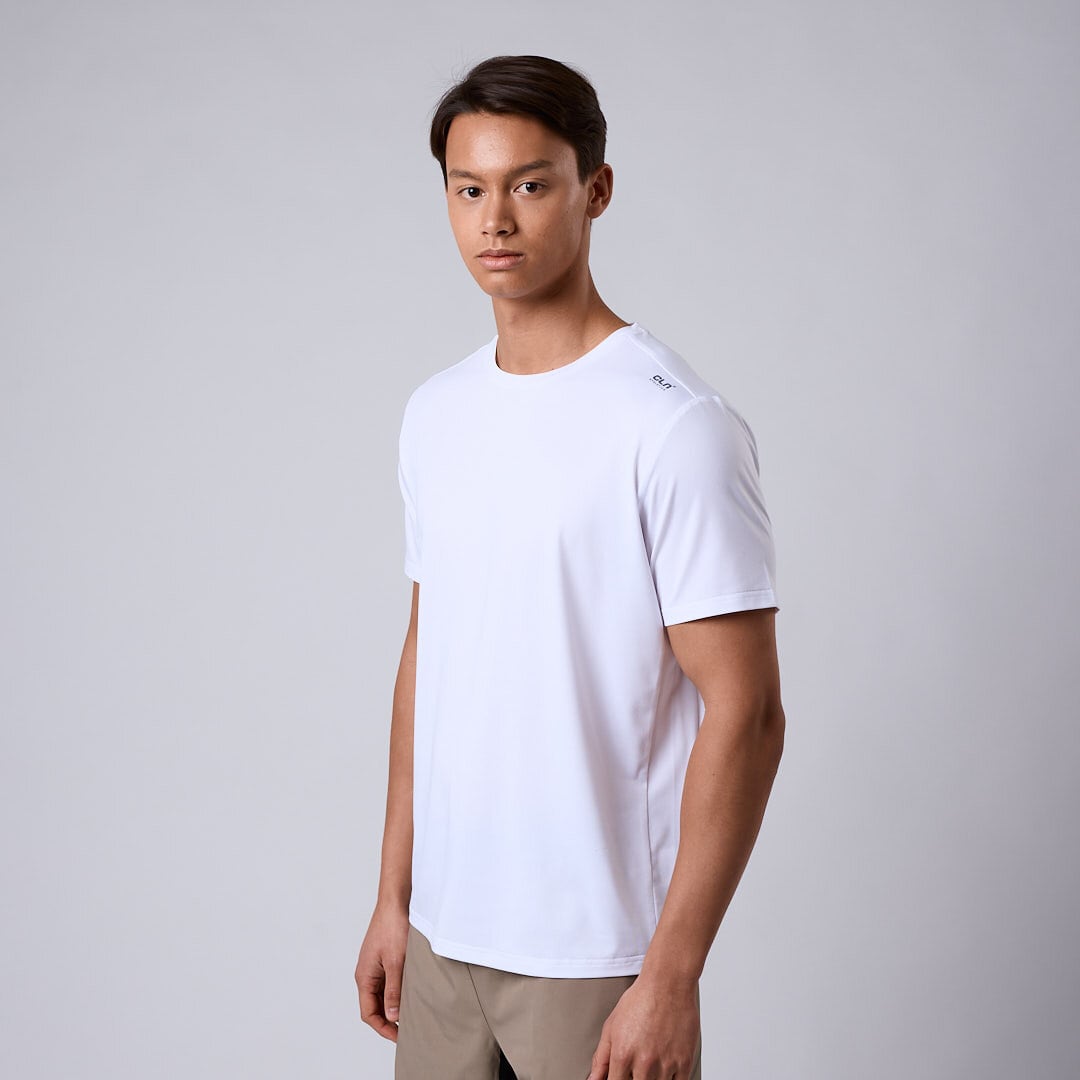 Flow mesh t-shirt White