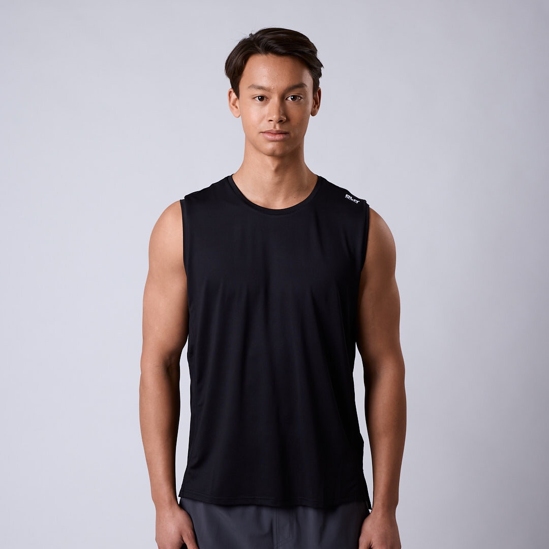 Pace mesh sleeveless Black