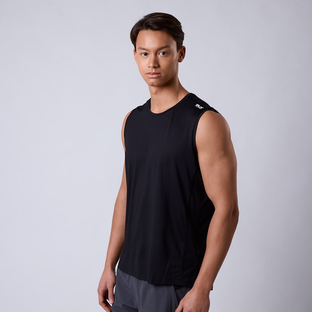 Pace mesh sleeveless Black