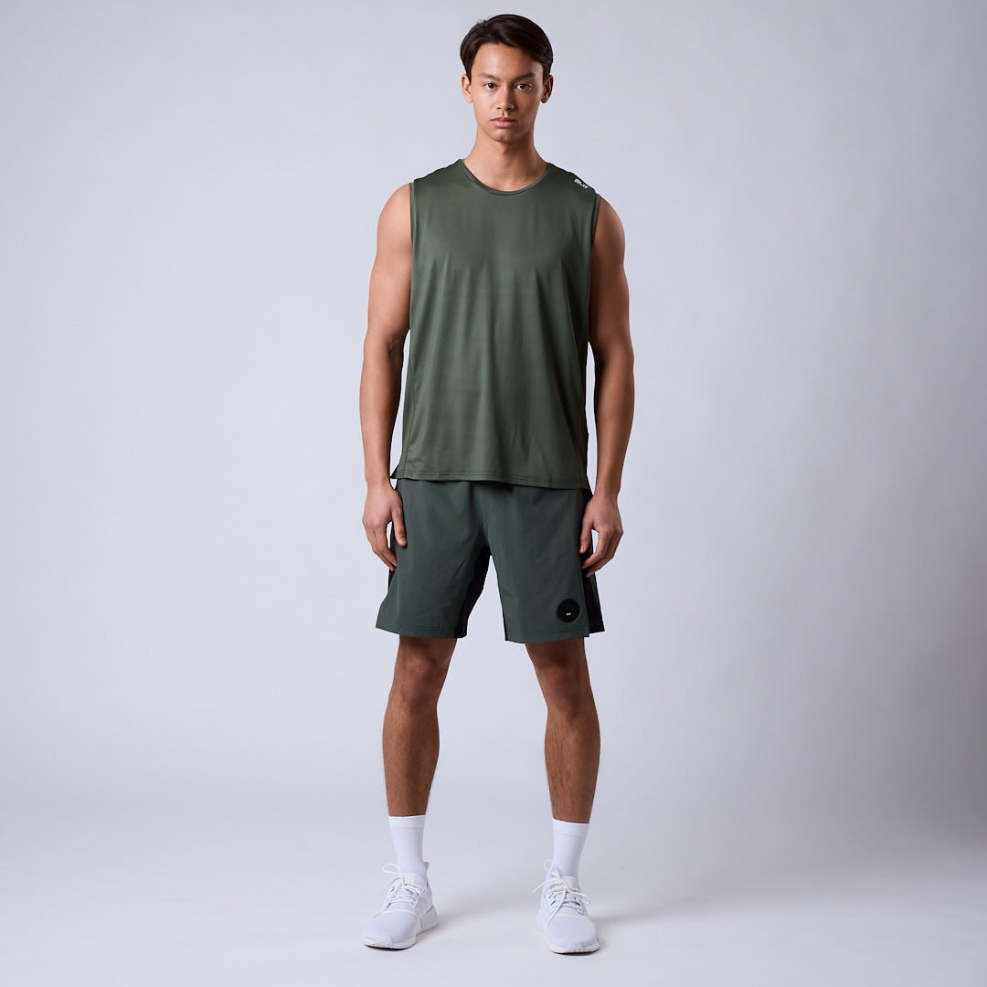 Pace mesh sleeveless Moss green