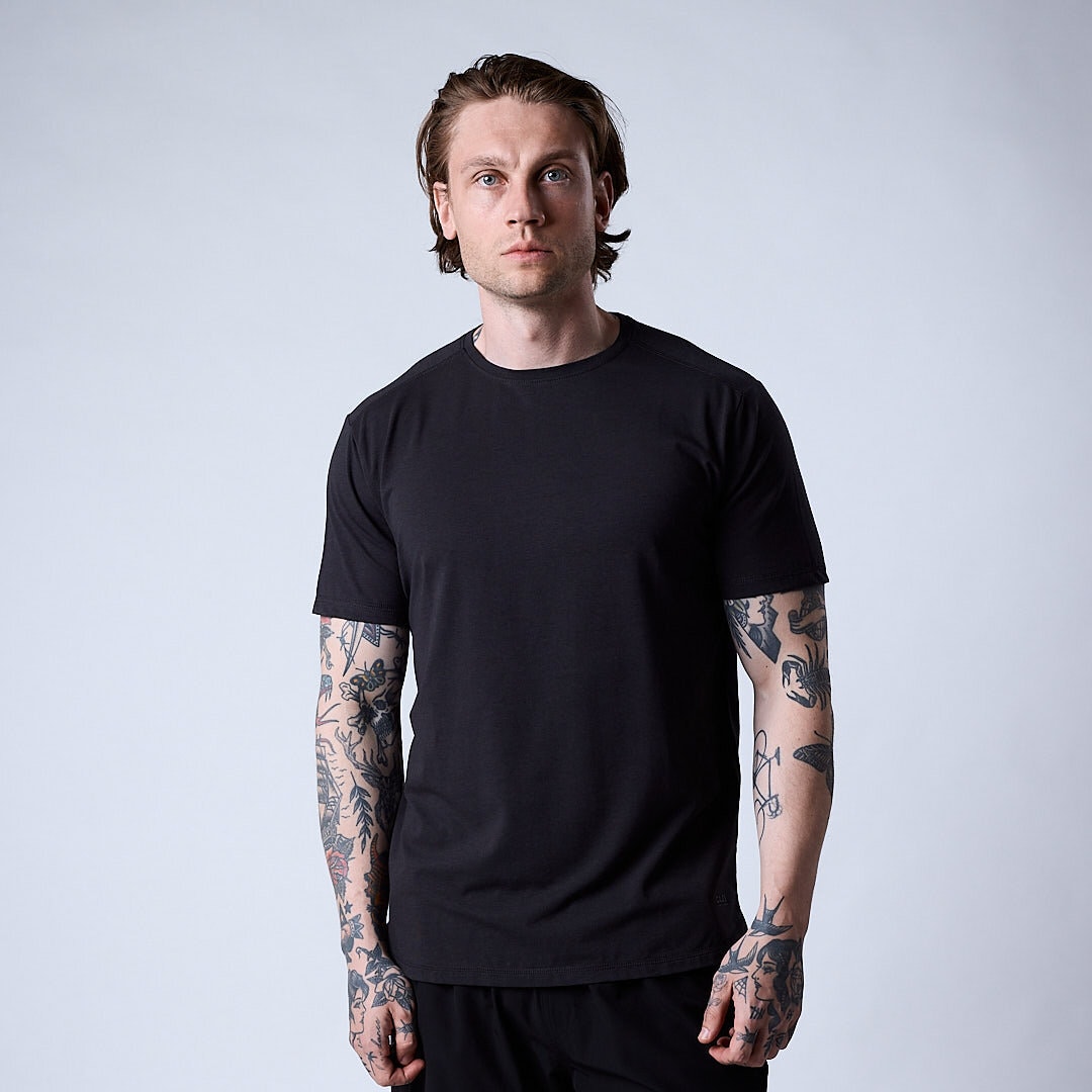 Bamboo t-shirt Men Dark grey