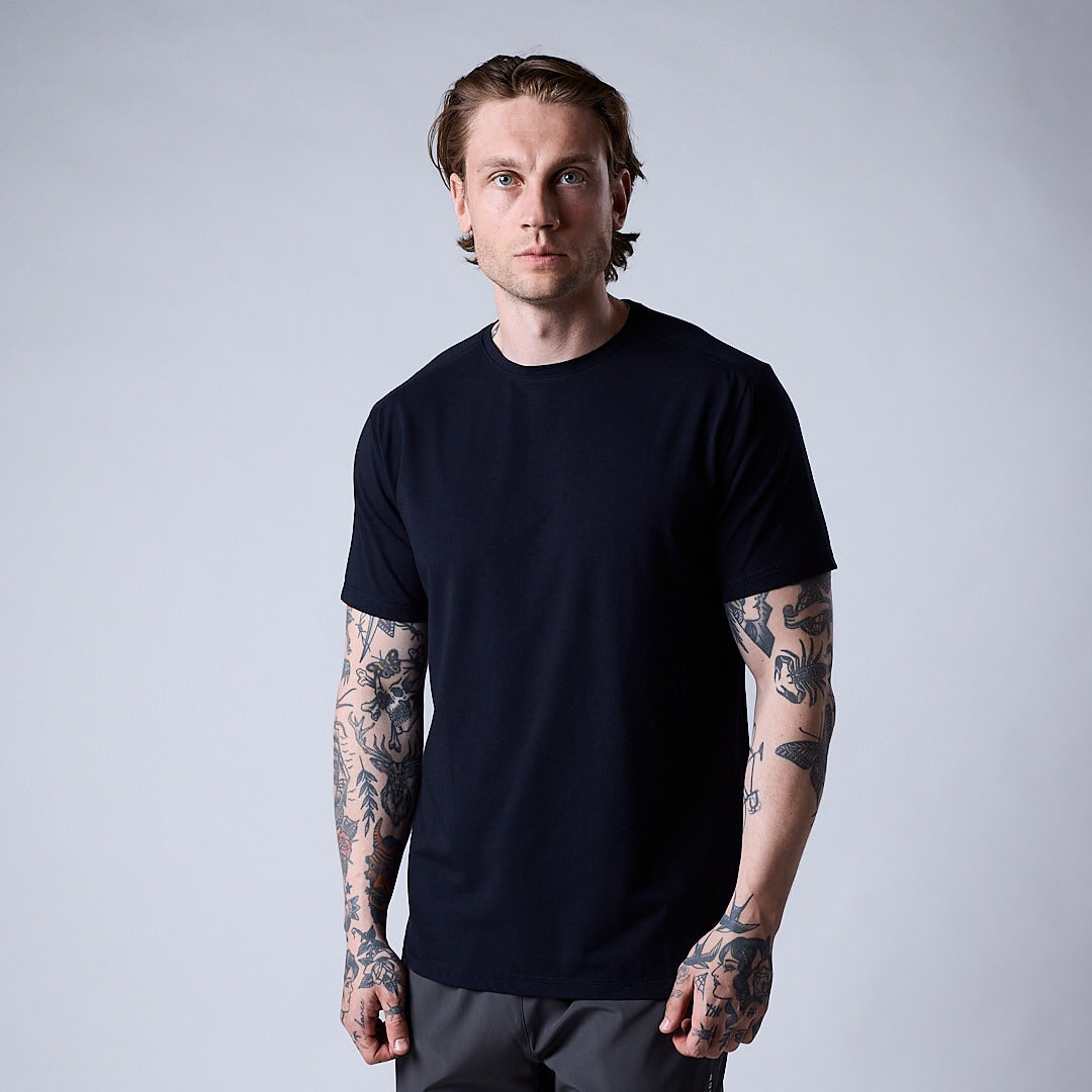 Bamboo t-shirt Men Navy