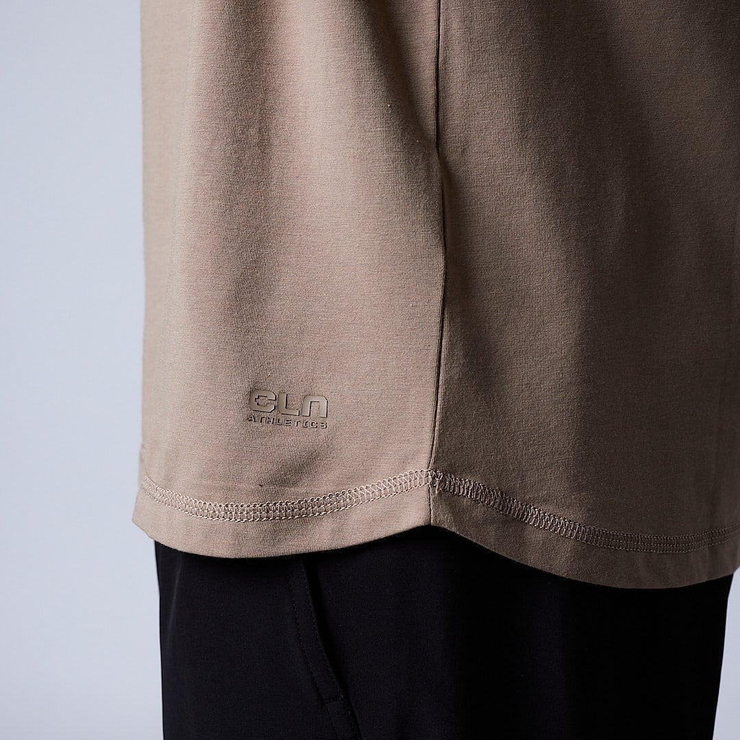 Bamboo t-shirt Men Dark khaki