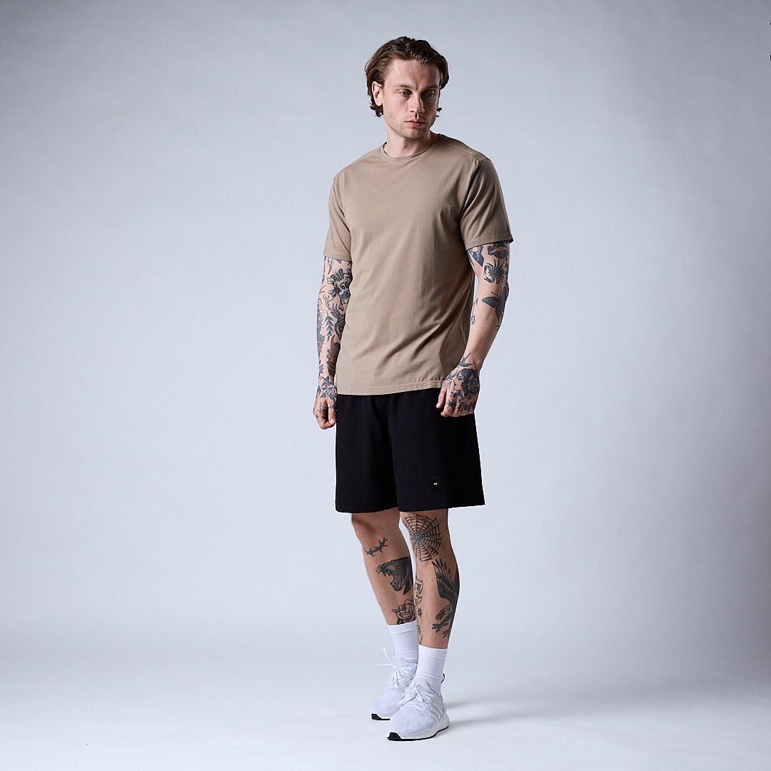 Bamboo t-shirt Men Dark khaki