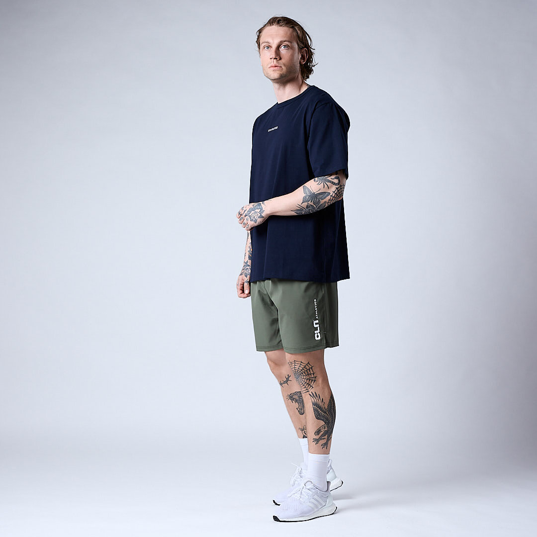 Core relaxed t-shirt print Men Navy