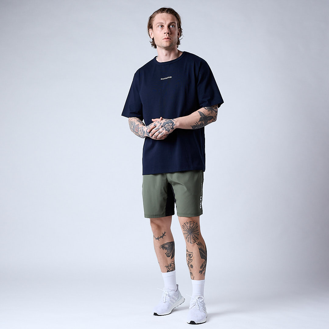 Core relaxed t-shirt print Men Navy