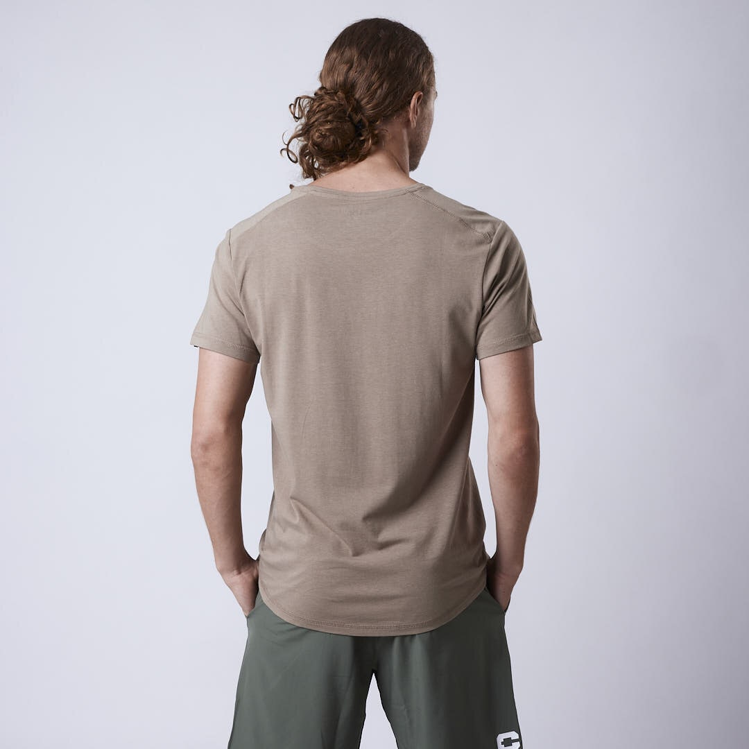 CLN Trap bamboo t-shirt Dark khaki