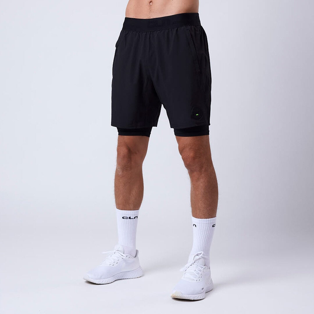 CLN Rep 2 in 1 shorts Black