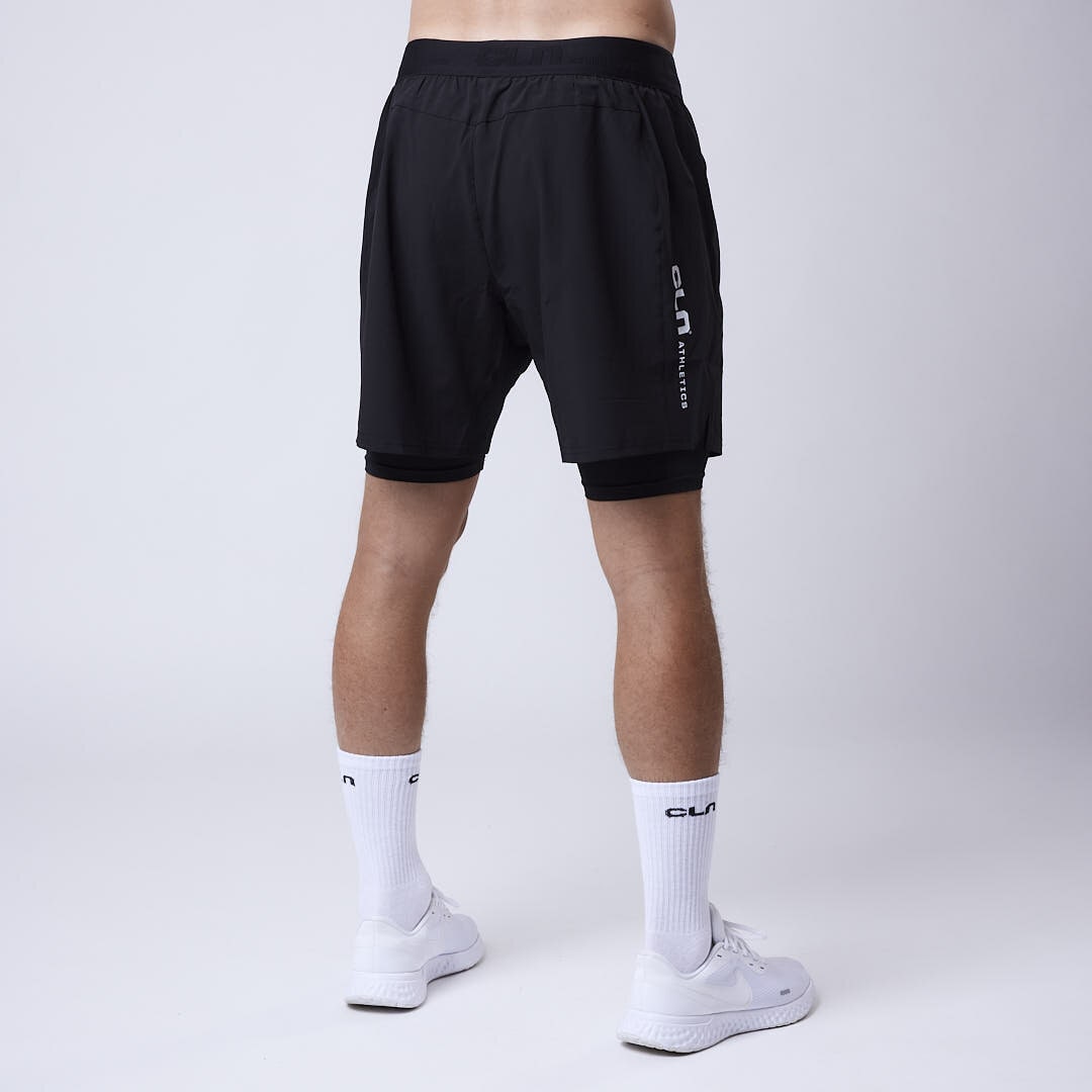 CLN Rep 2 in 1 shorts Black