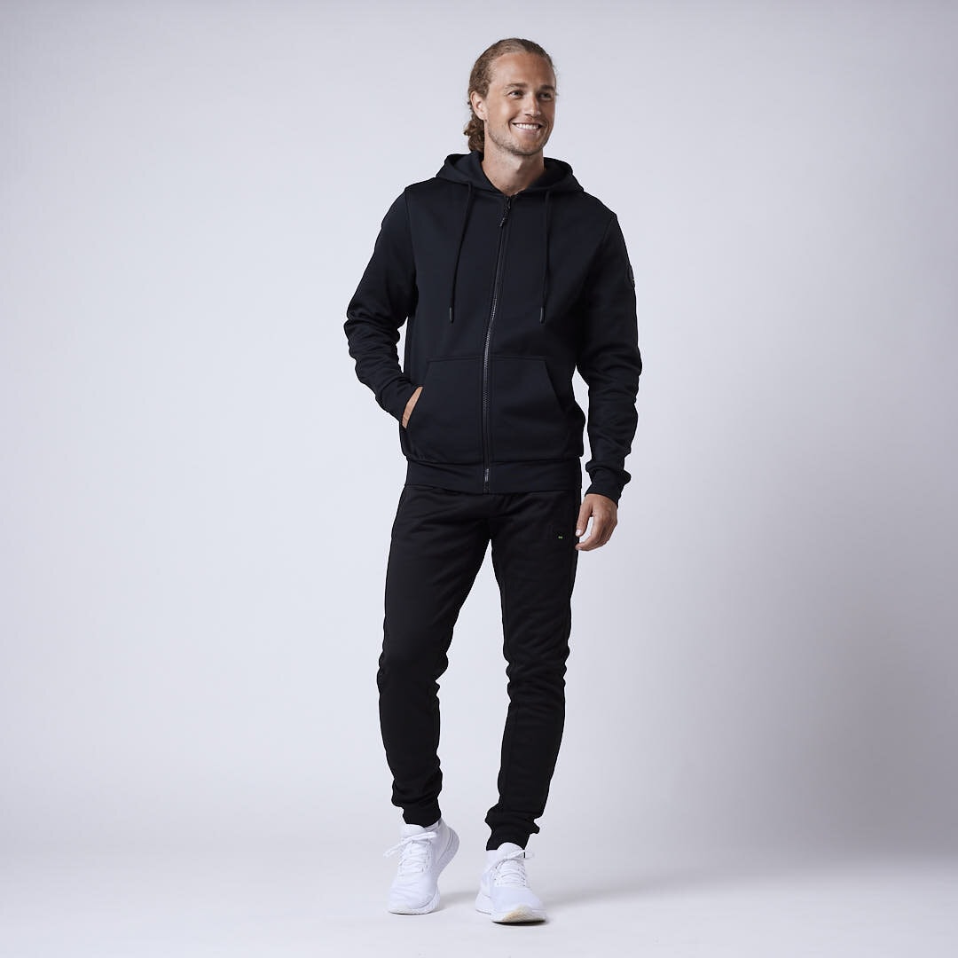 Star hoodie Black