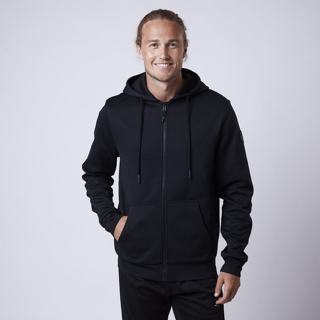 Star hoodie Black