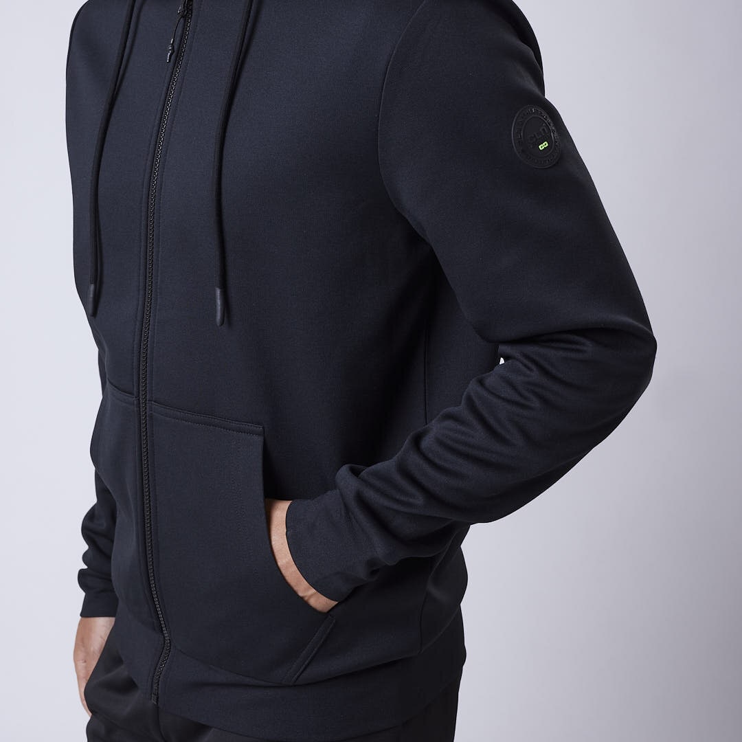 Star hoodie Black