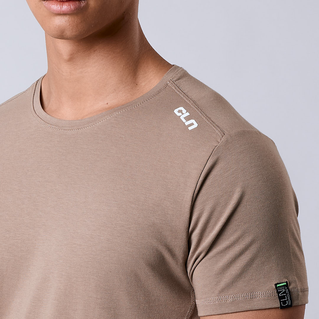 CLN Trap bamboo t-shirt Dark khaki