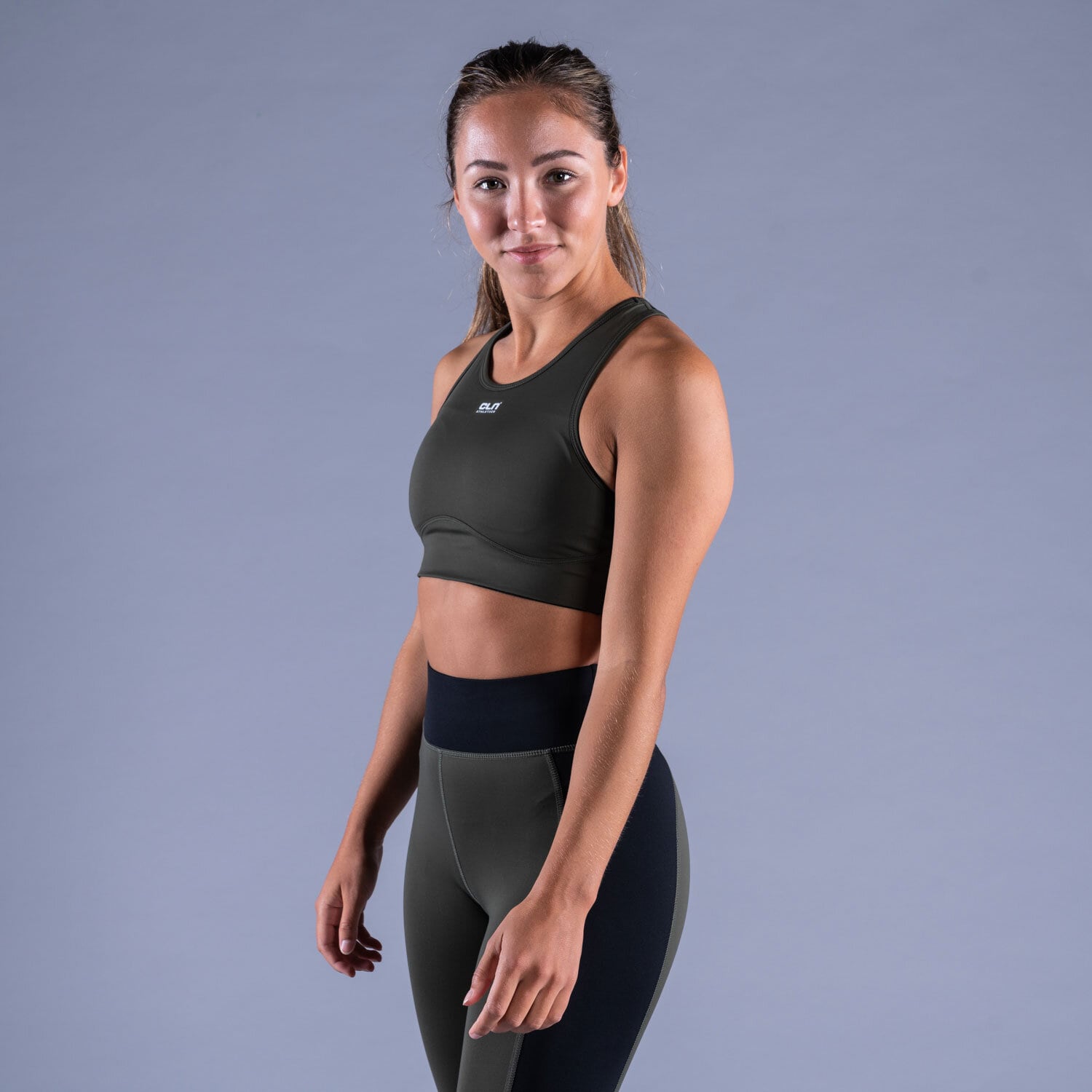 CLN Intense sport bra Forest green