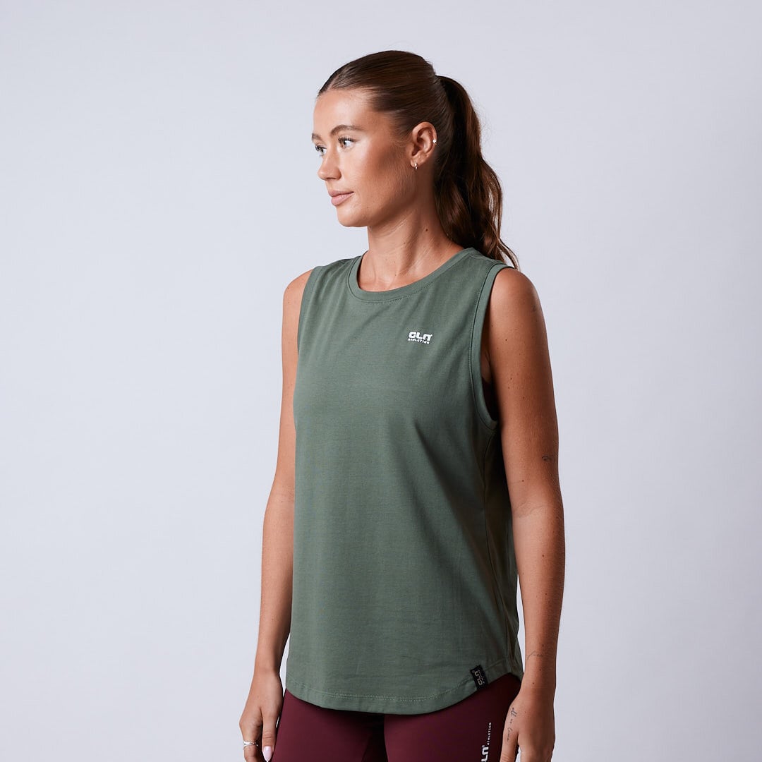 Push tank Moss green