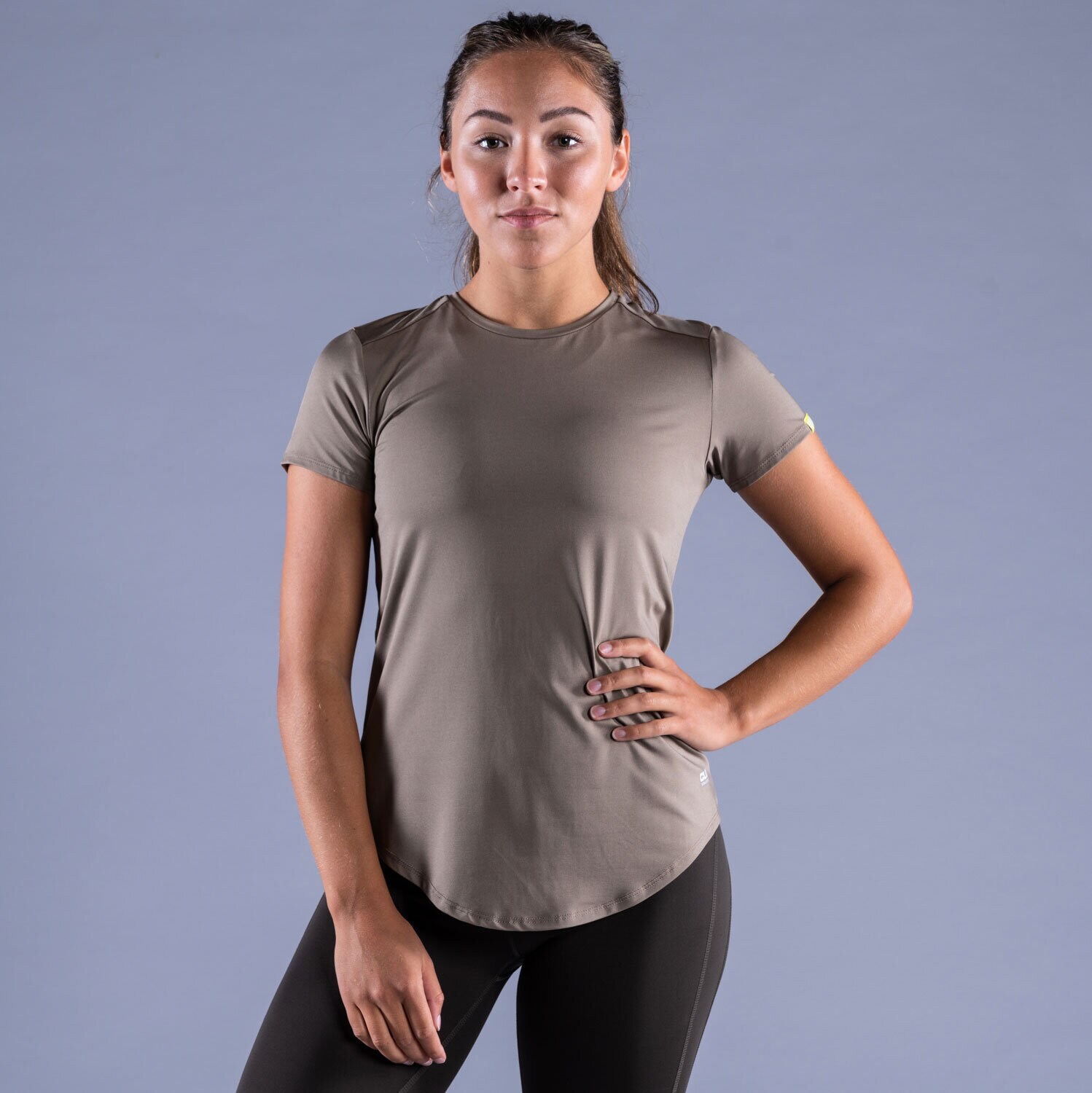 CLN Lucy ws t-shirt Dark khaki