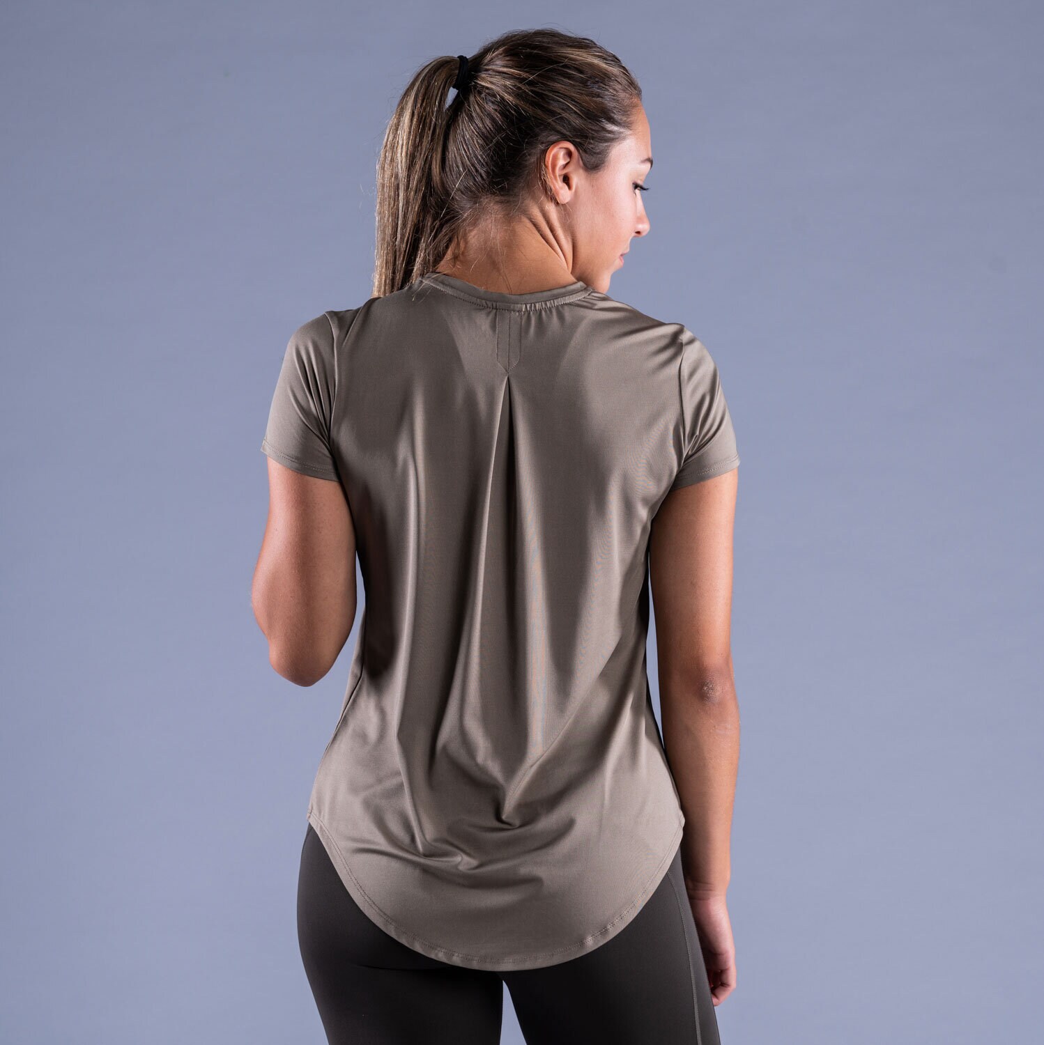 CLN Lucy ws t-shirt Dark khaki