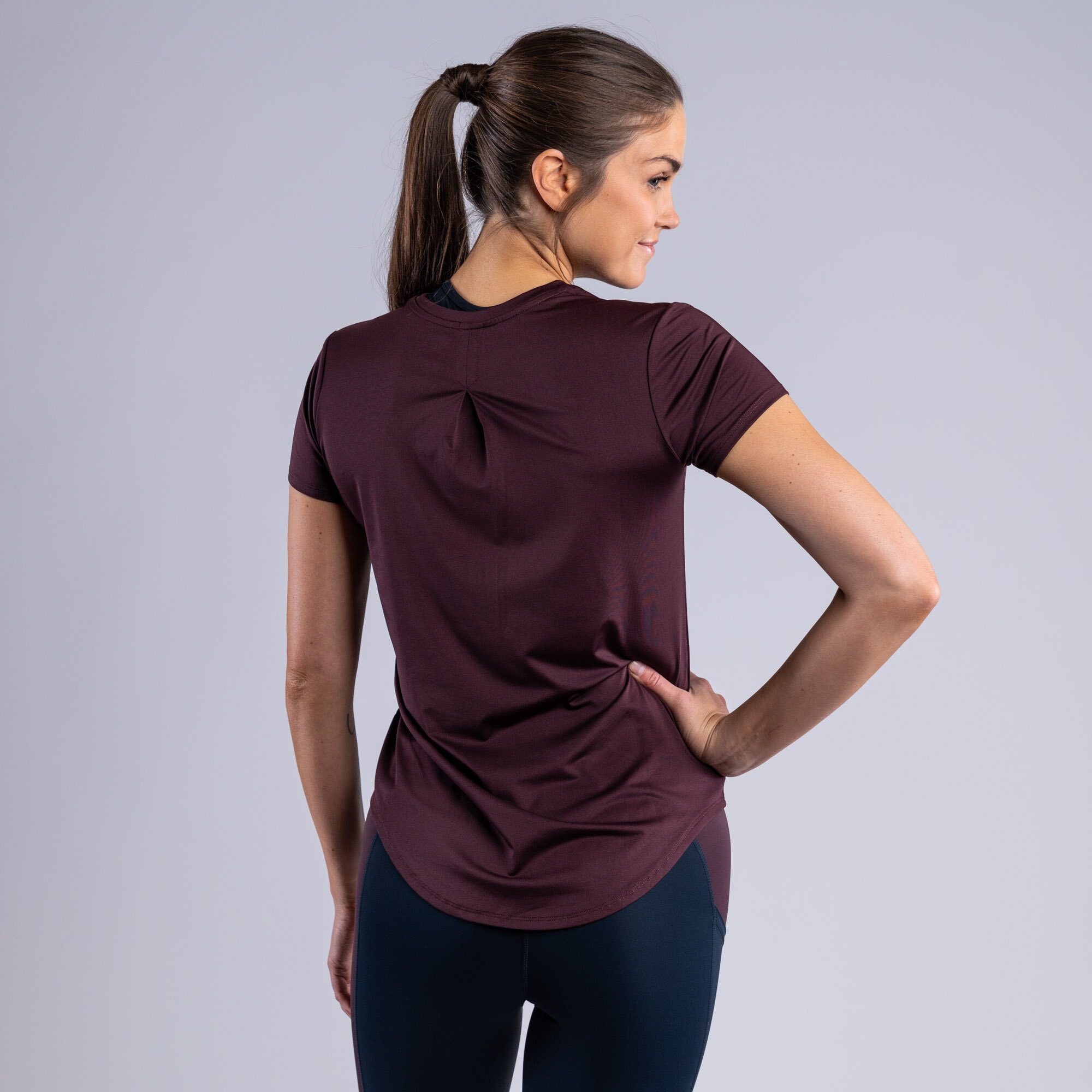 CLN Lucy ws t-shirt Dark wine