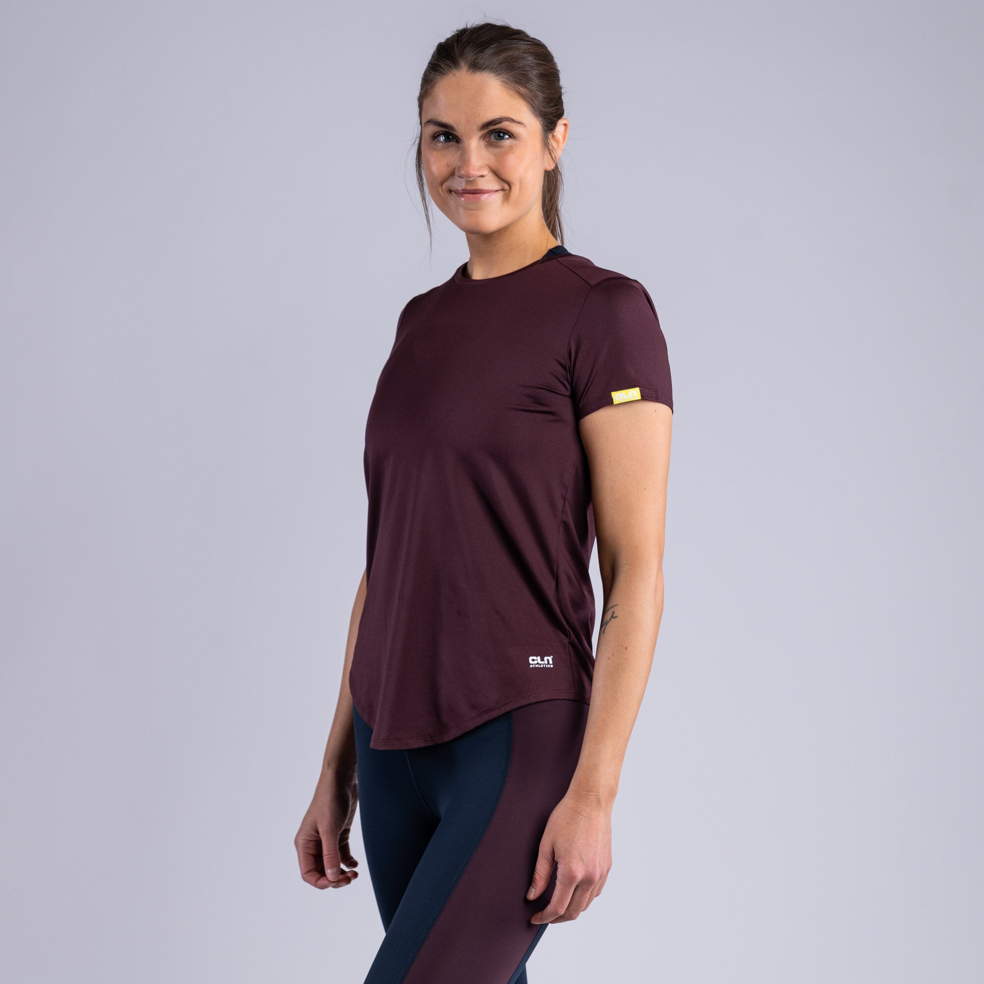 CLN Lucy ws t-shirt Dark wine