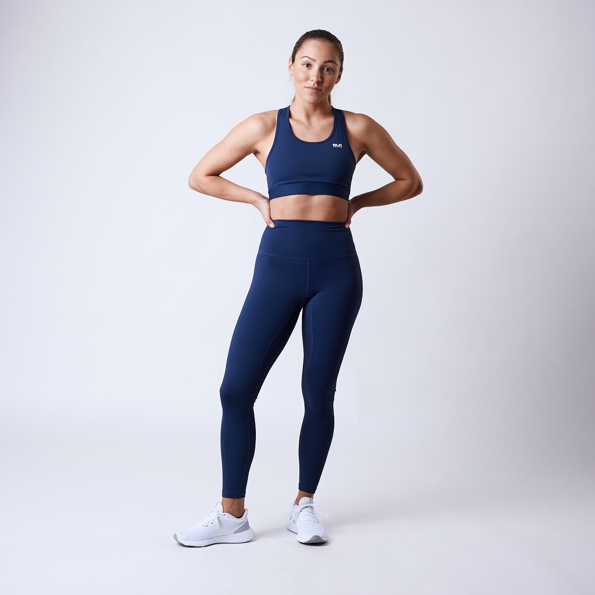 Training tights with high waist - Fuse ws tights Dark blue - CLN