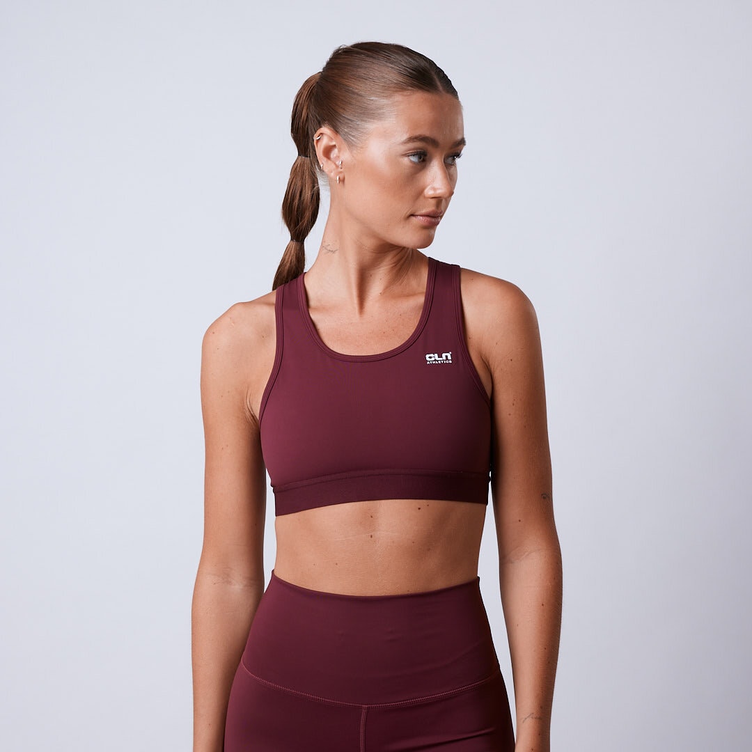 Inhale sport bra Dark red