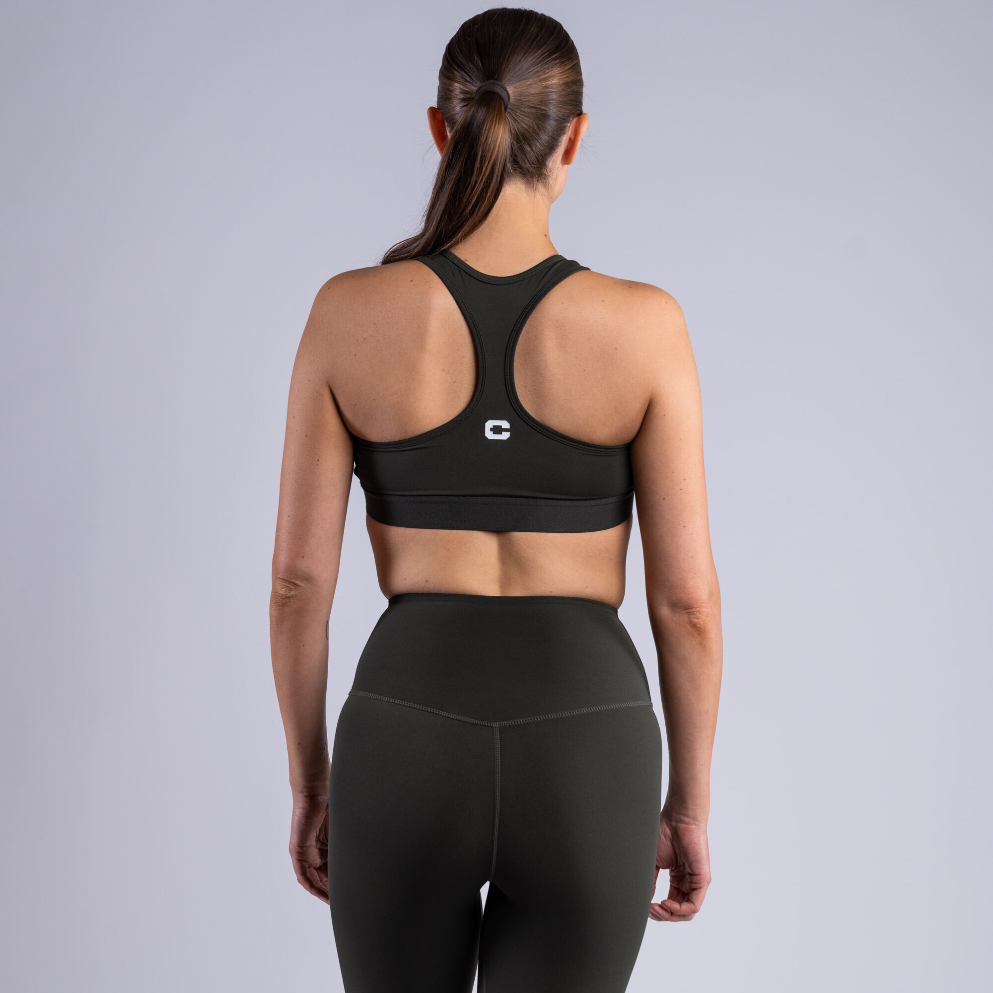 CLN Inhale ws sport bra Deep forest green