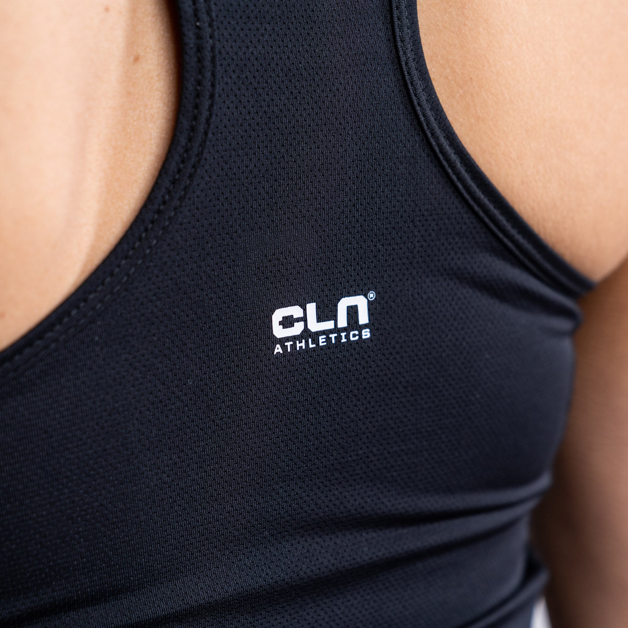 CLN Lola ws mesh tank Black