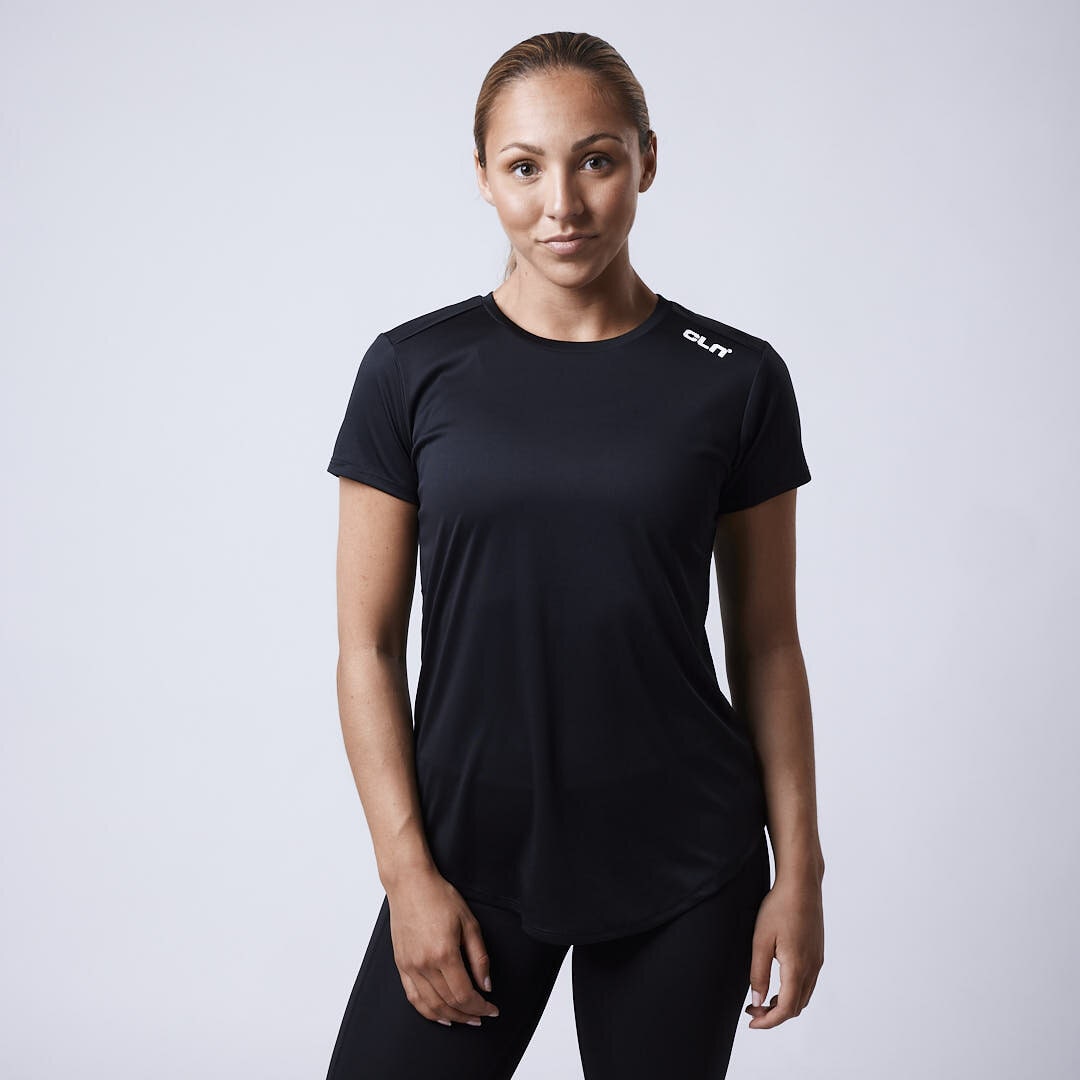 T-shirt running femme Finisher Black