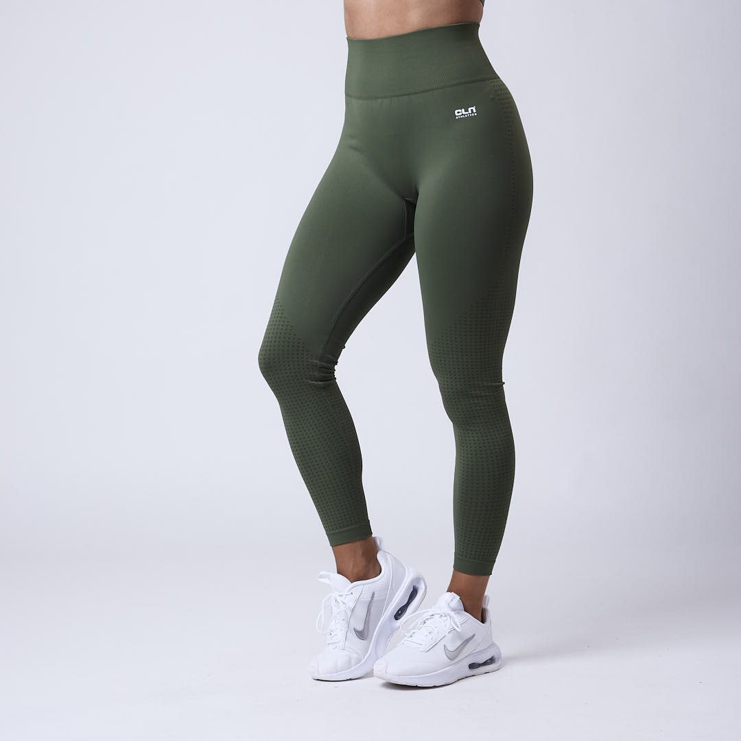 Victory seamless tights Moss green
