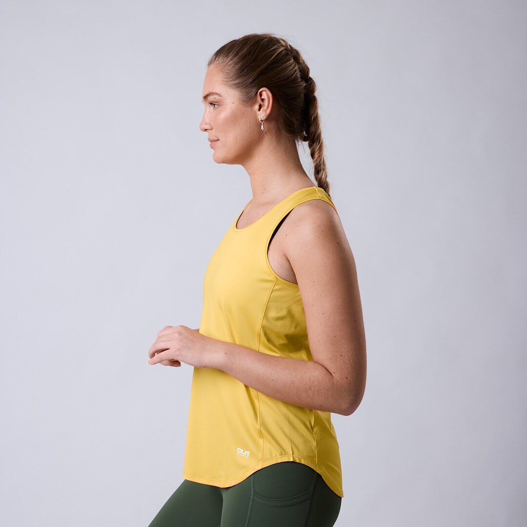 Leya tank Golden yellow