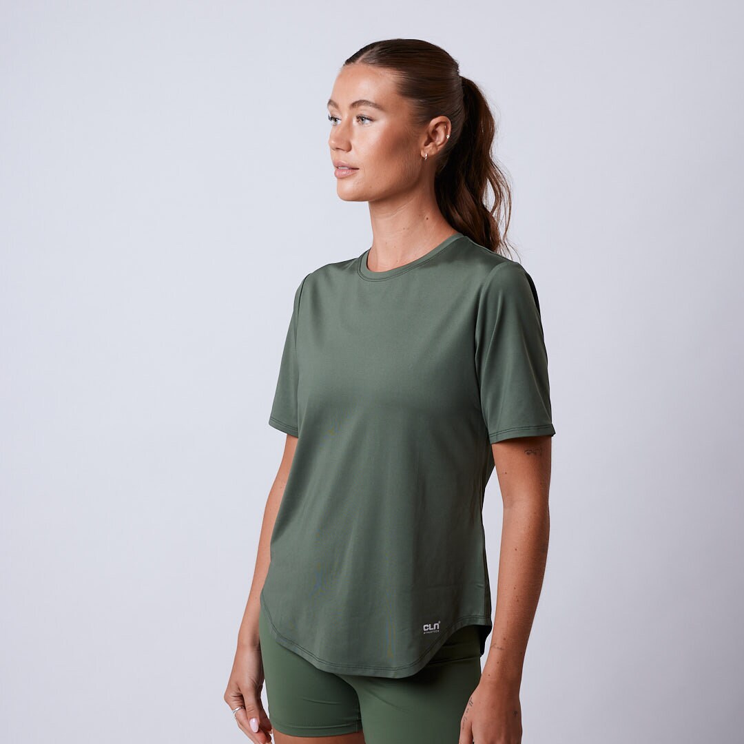 Gwen t-shirt Moss green