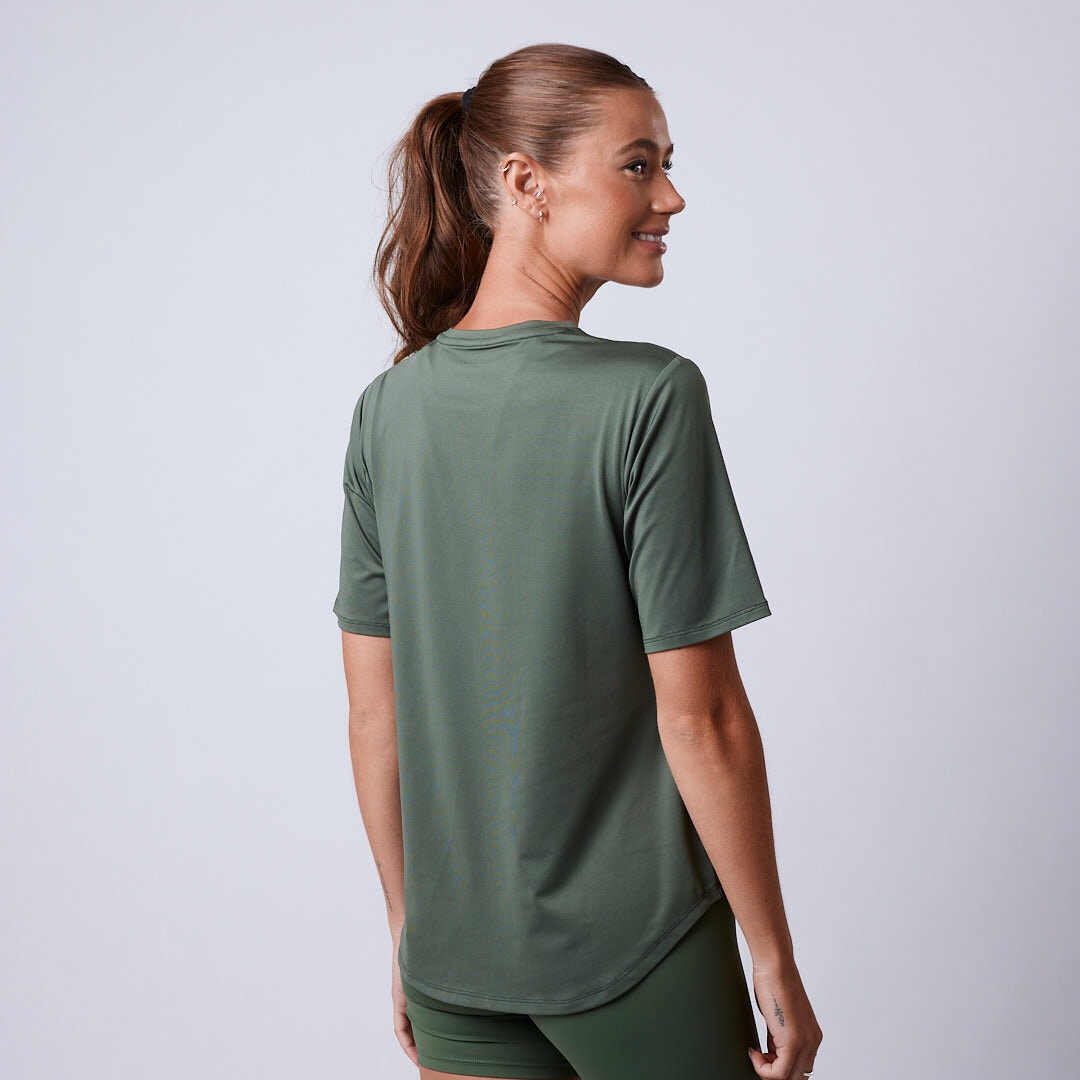 Gwen t-shirt Moss green
