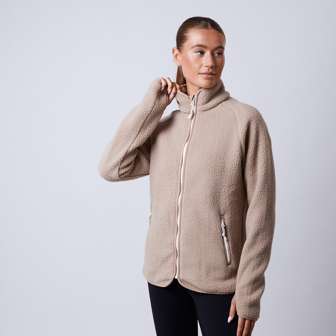 Line ws fleece jacket Beige