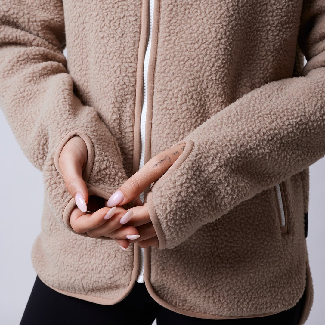 Line ws fleece jacket Beige