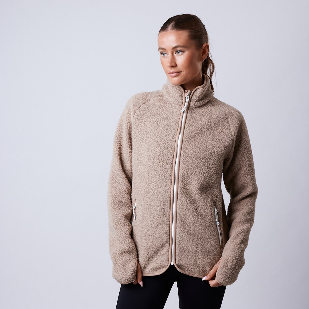Line ws fleece jacket Beige
