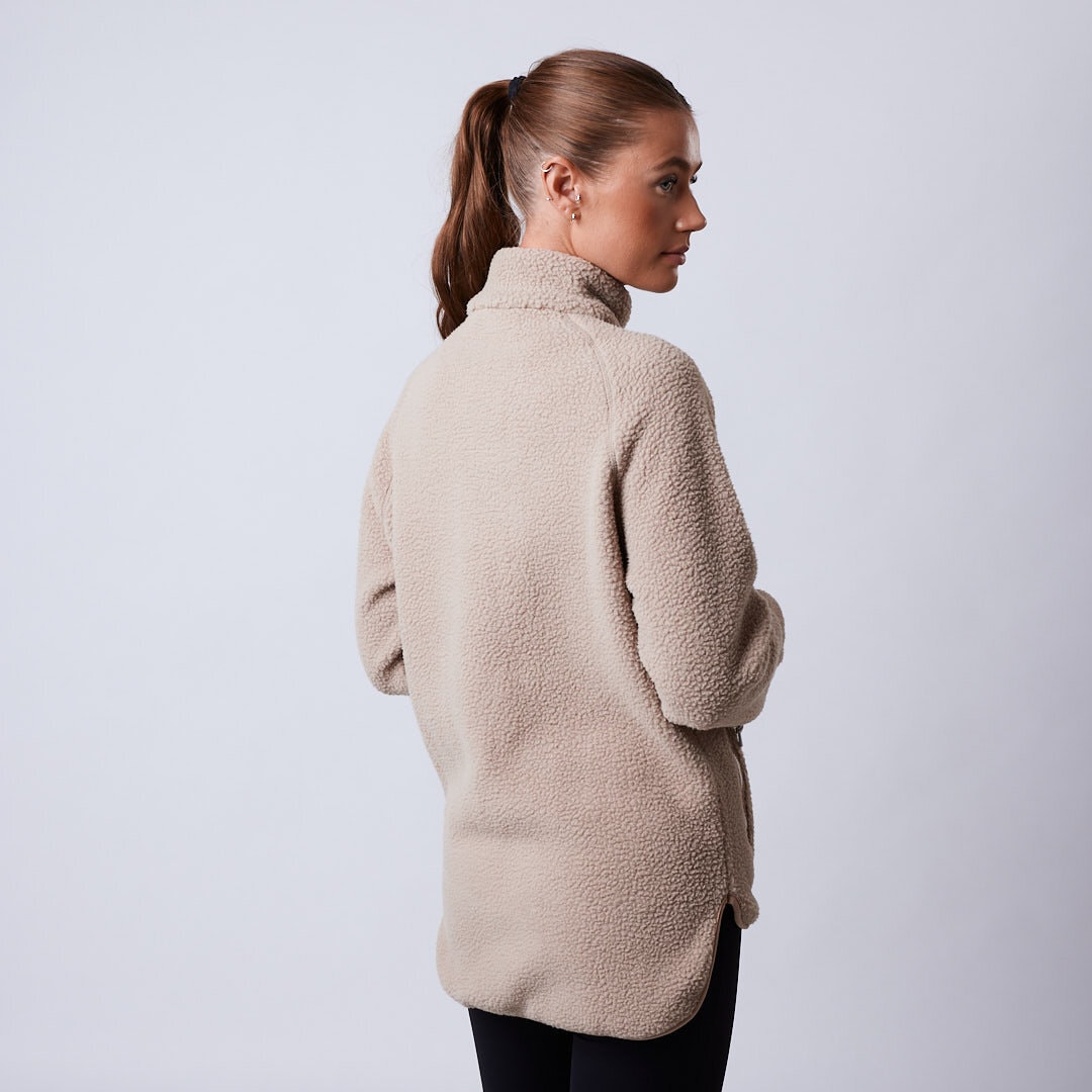 Line ws fleece jacket Beige