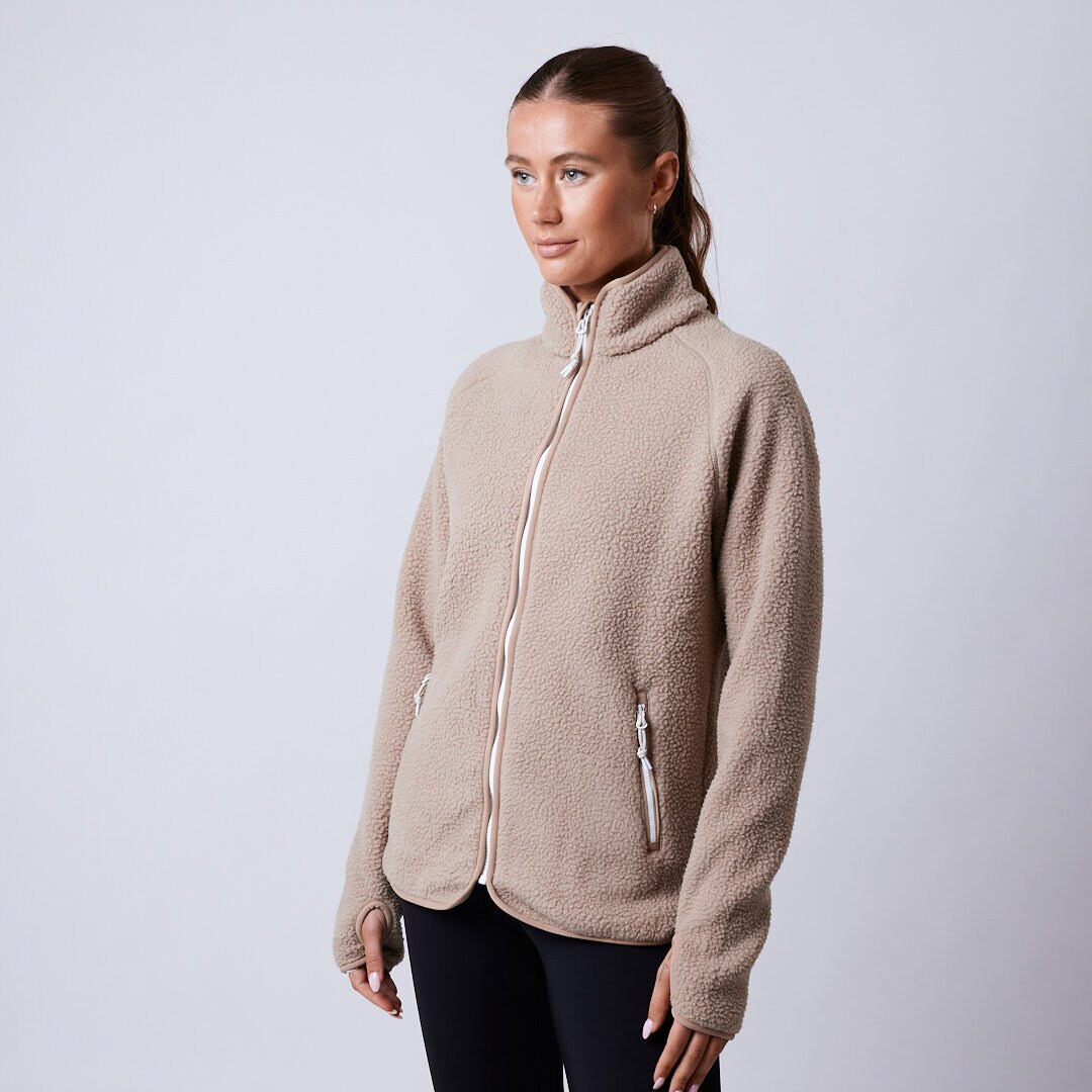 Line ws fleece jacket Beige
