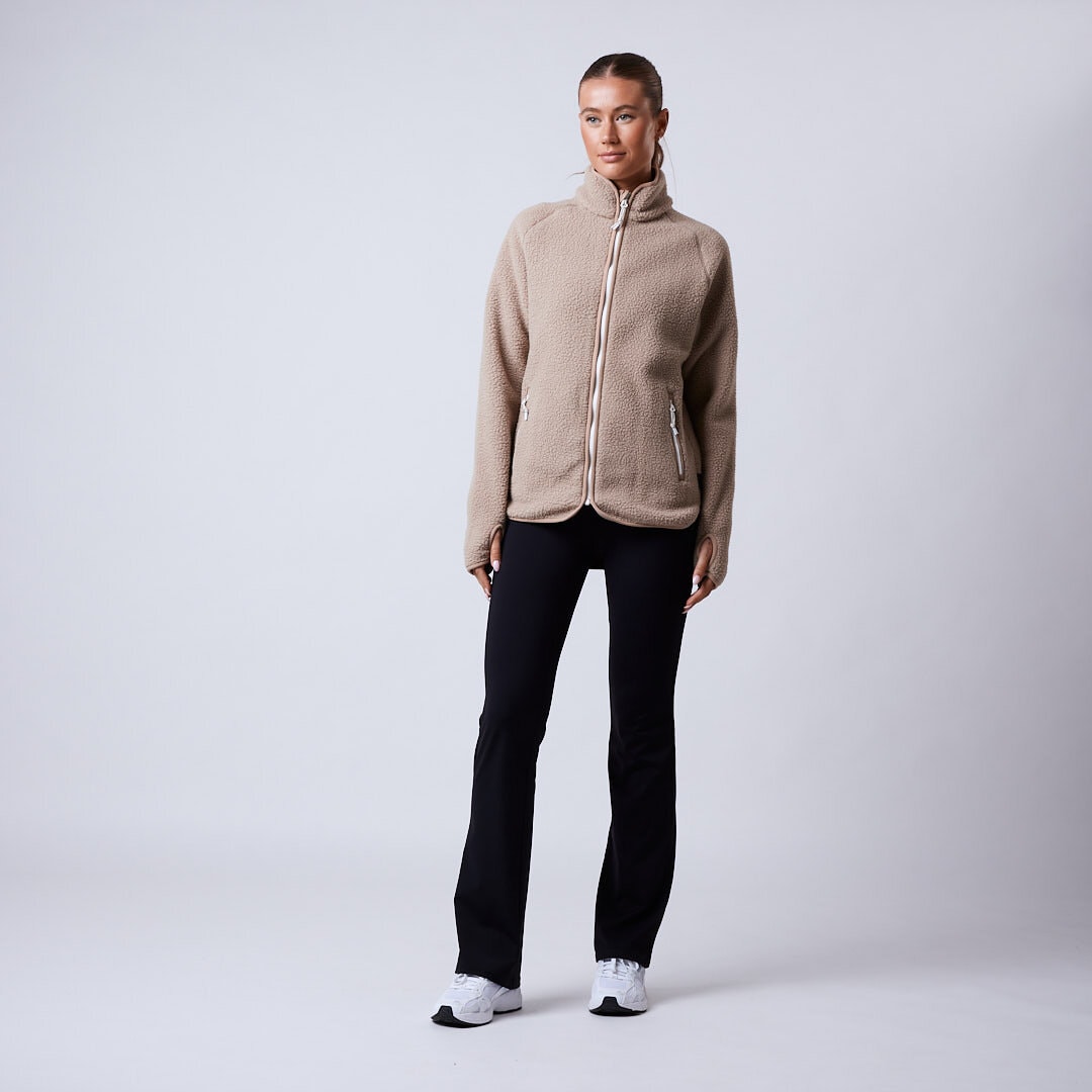 Line ws fleece jacket Beige
