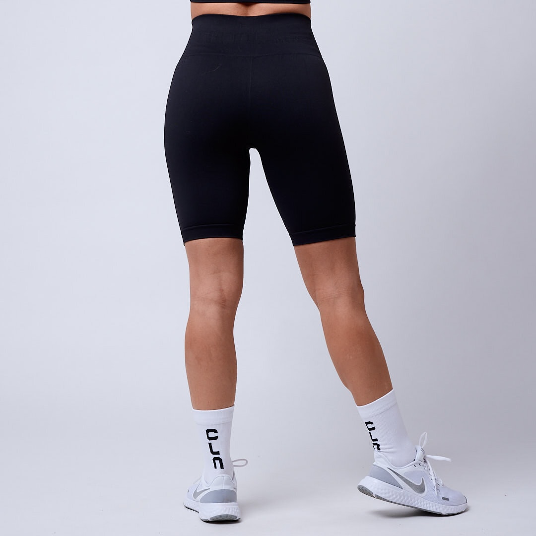 Victory seamless biker shorts Black