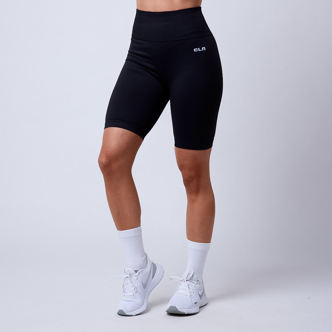 Victory seamless biker shorts Black