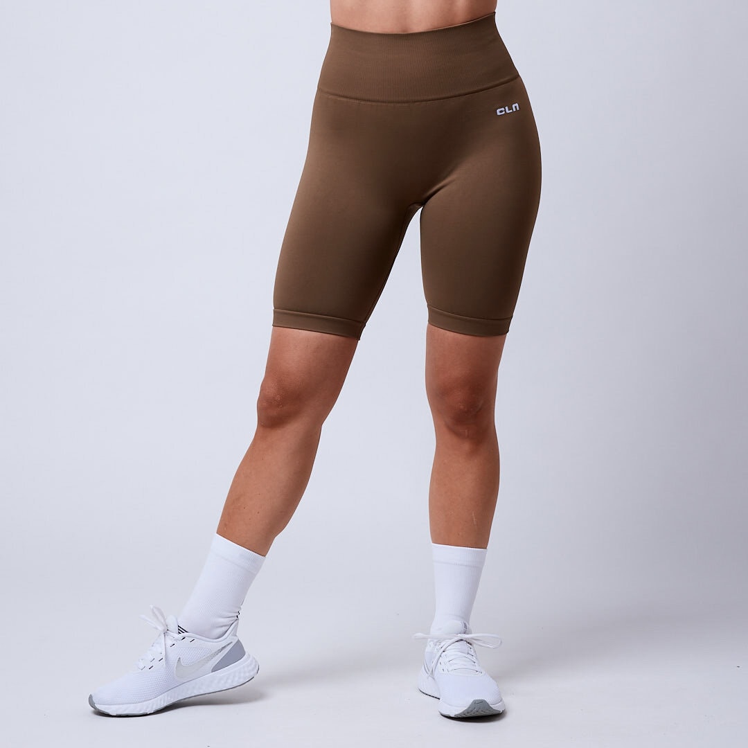 Victory seamless biker shorts Stone