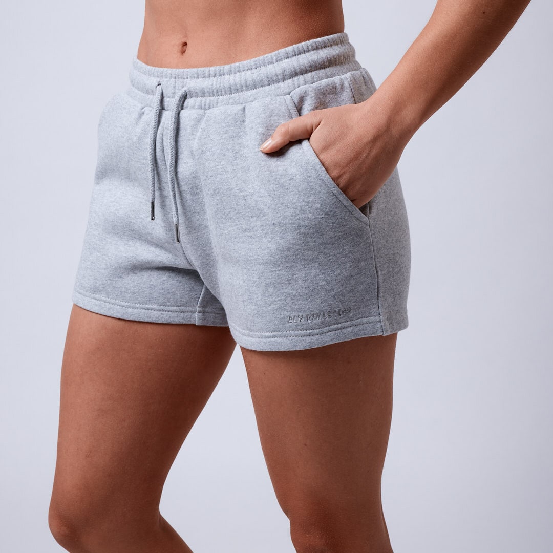 Core sweat shorts Wmn Grey melange