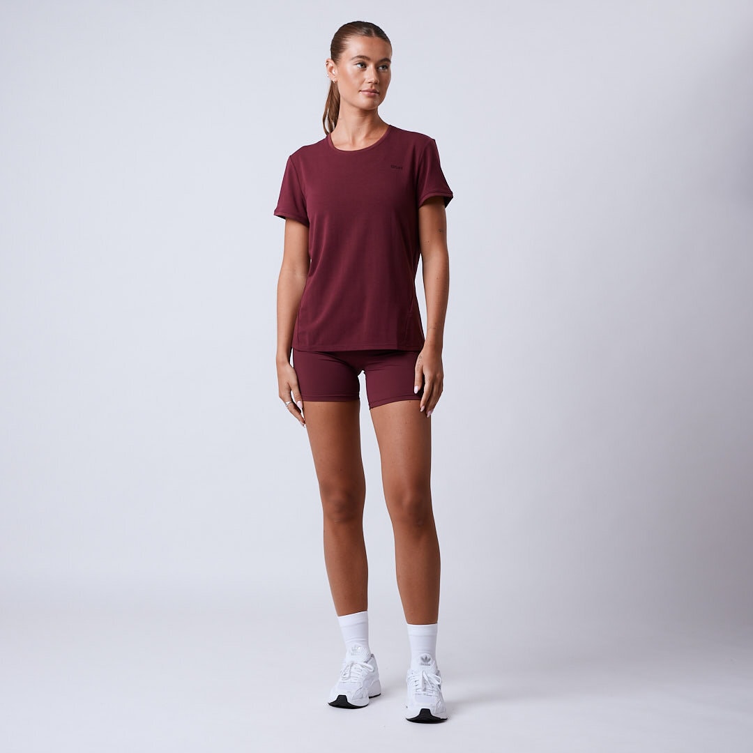 Crystal t-shirt Dark red