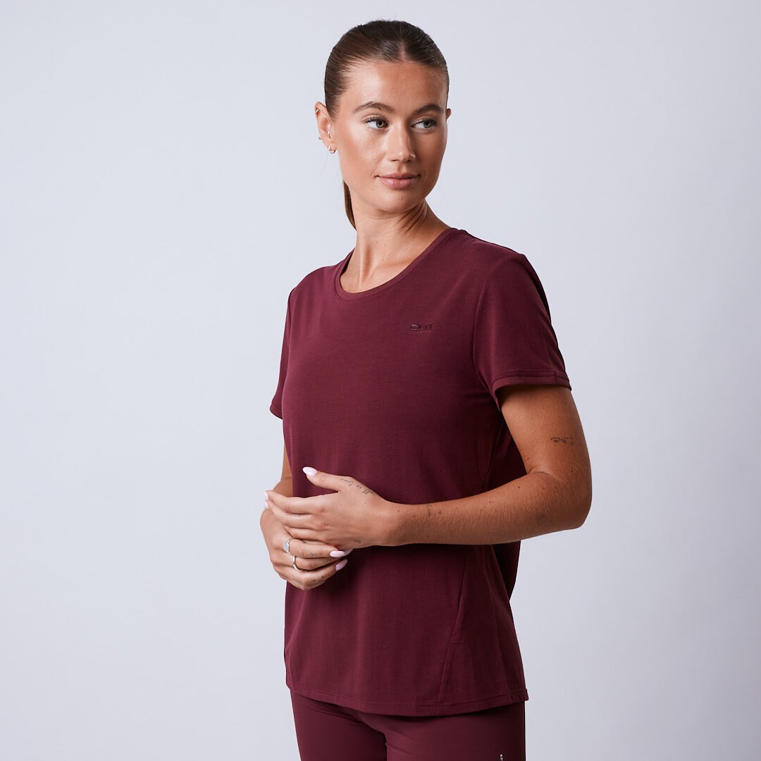 Crystal t-shirt Dark red