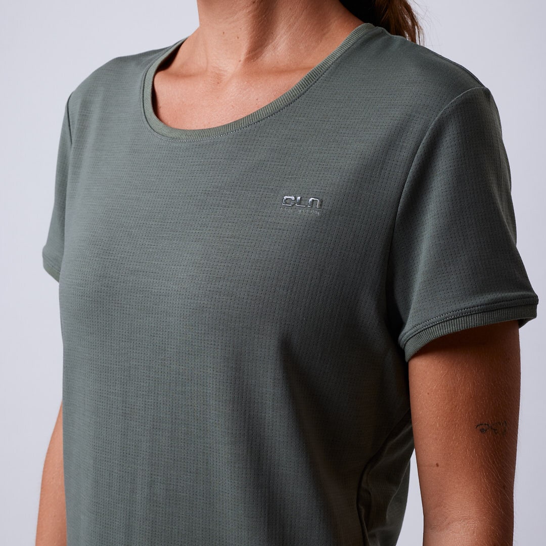 Crystal t-shirt Moss green